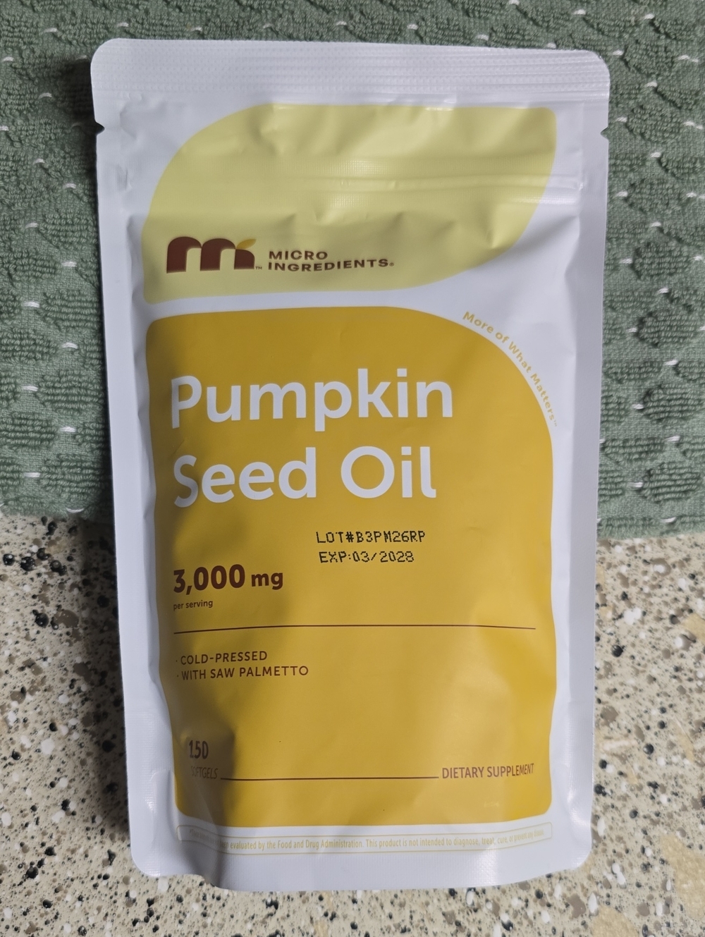 Pumpkin Seed Oil Serum - Yellow